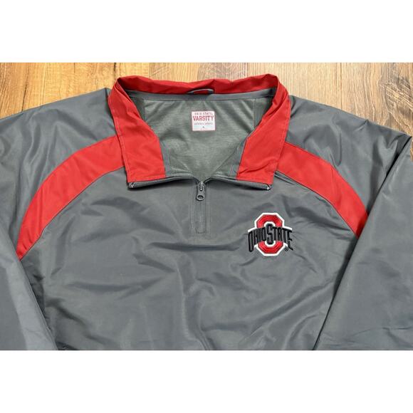 Ohio State Buckeyes Varsity Authentic Apparel Mens Quarter Zip Extra Large EUC - Picture 6 of 11